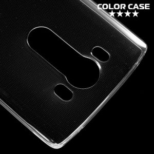 Тонкий силиконовый чехол для LG V10 - Прозрачный