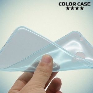 Тонкий силиконовый чехол для Meizu M2 mini - Голубой