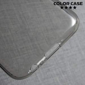 Тонкий силиконовый чехол для Samsung Galaxy A3 2017 SM-A320F - Серый