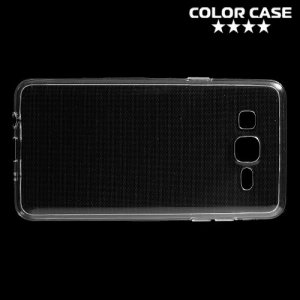 Тонкий силиконовый чехол для Samsung Galaxy On5 - Прозрачный