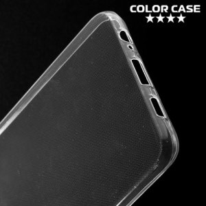 Тонкий силиконовый чехол для Samsung Galaxy S6 Edge Plus - Прозрачный