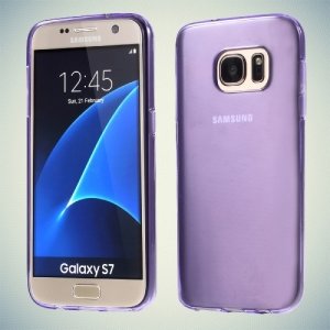 Силиконовый чехол для Samsung Galaxy S7 - Фиолетовый