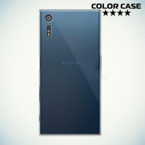Тонкий силиконовый чехол для Sony Xperia XZ - Прозрачный