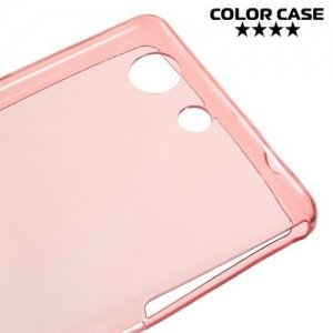 Тонкий силиконовый чехол для Sony Xperia Z3 Compact D5803 - Розовый