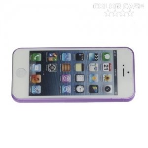 Ультратонкий кейс чехол для iPhone SE-Фиолетовый