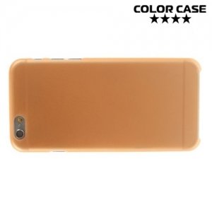 Ультратонкий кейс чехол для iPhone 6S / 6-Оранжевый