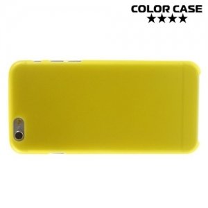 Ультратонкий кейс чехол для iPhone 6S / 6-Желтый