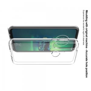 Прозрачный силиконовый чехол для Motorola Moto G8 Plus
