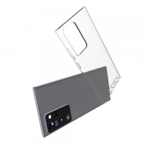 Ультратонкий прозрачный силиконовый чехол для Samsung Galaxy Note 20 Ultra