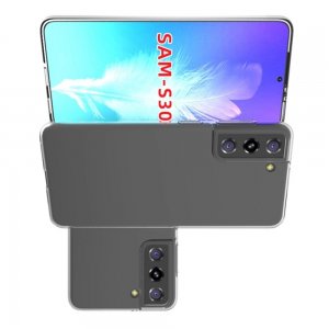 Ультратонкий прозрачный силиконовый чехол для Samsung Galaxy S21