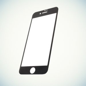 Закаленное 3D защитное стекло на весь экран с рамкой для iPhone 8 Plus / 7 Plus - Черный