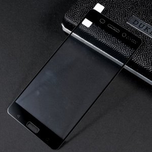 Закаленное защитное стекло для Nokia 6 на весь экран - Черный