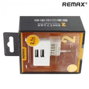 Зарядка для телефона REMAX Moon 2 USB Порта 2 Ампера
