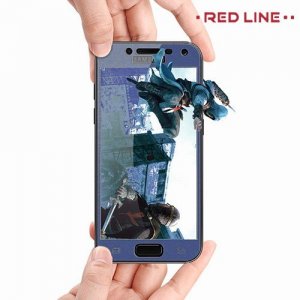 Защитное стекло для Samsung Galaxy J4 2018 SM-J400F - Синий Red Line
