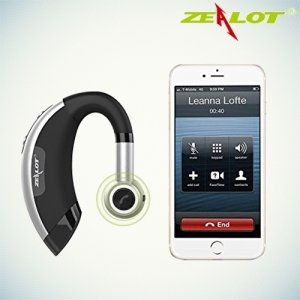 Zealot беспроводная гарнитура для телефона Bluetooth с микрофоном