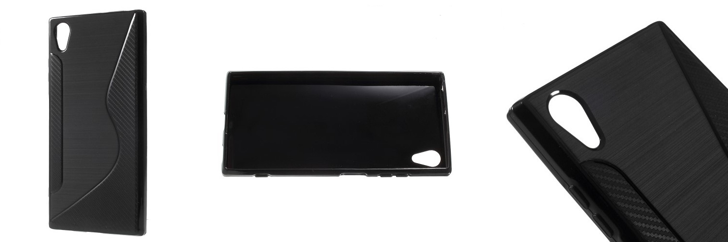 Силиконовый бампер для Sony Xperia XA1 Plus - S-образный