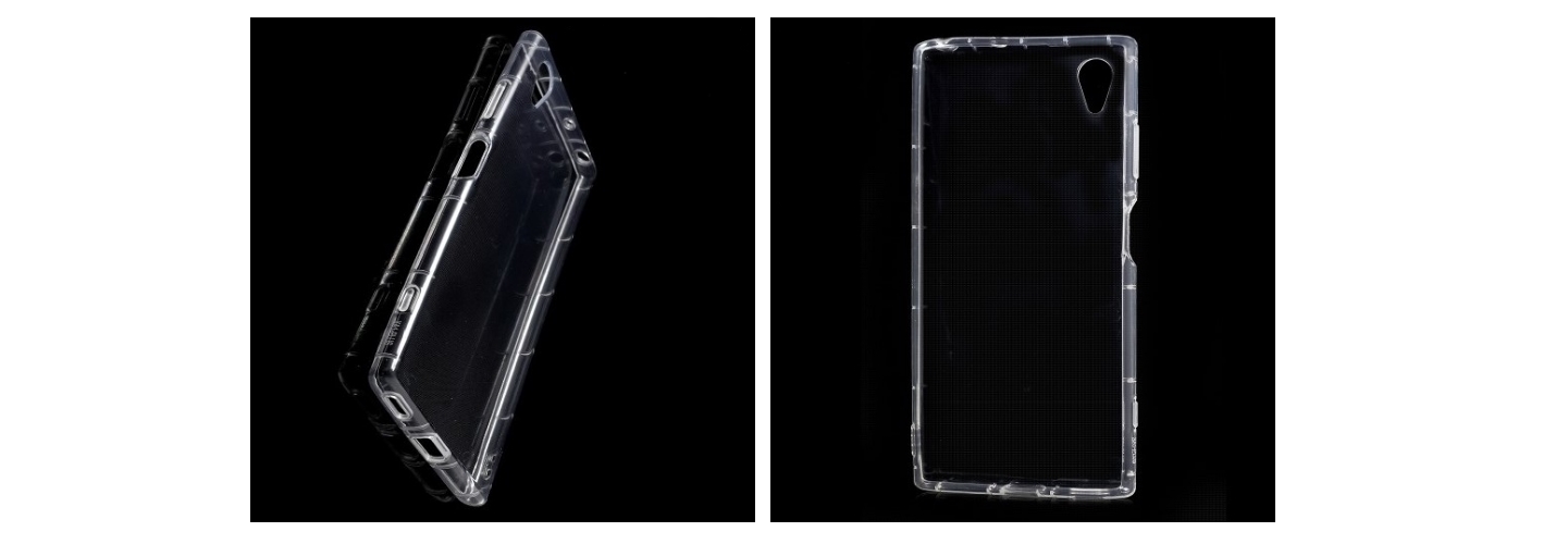 Силиконовый чехол для Sony Xperia XA1 Plus противоударный – Прозрачный
